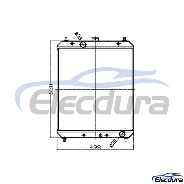 4479181 HITACHI ZX70 Radiator