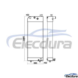 423-4019 Caterpillar E324 Radiator