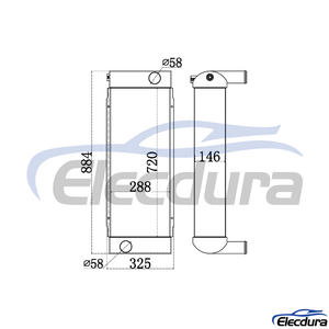 14549879 VOLVO EC210B New Version Radiator