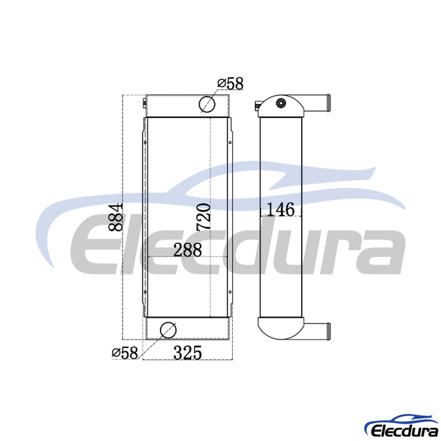 14549879 VOLVO EC210B New Version Radiator
