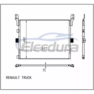 5010619517 Renault Truck A/C-Kondensator