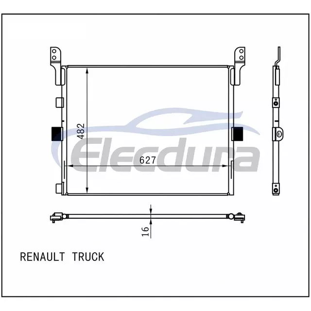 5010619517 Конденсатор кондиціонера Renault Truck