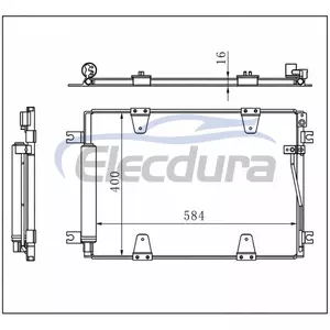 9531054J00 Suzuki Grand Vitara Xl7 2003+ V6 Condensator A/C cu receptor/uscător