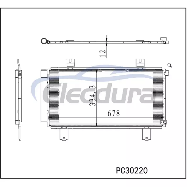 80100T21A02 Acura Integra 2023-2025 A/C Condenser Assembly