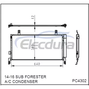 73210SG000 Subaru Forester 2014-2018 A/C Condenser