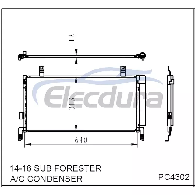 73210SG000 Subaru Forester 2014-2018 A/C Condenser
