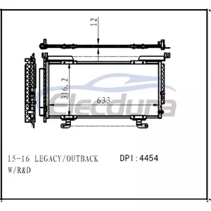 73210AL00A Subaru Legacy 2015-2019 A/C Condenser