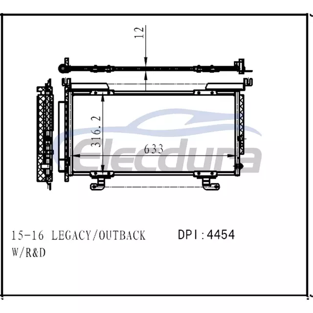 73210AL00A Subaru Legacy 2015-2019 A/C Condenser