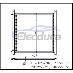 2009378C2 International 9300 Series 1993-1999 A/C Condenser