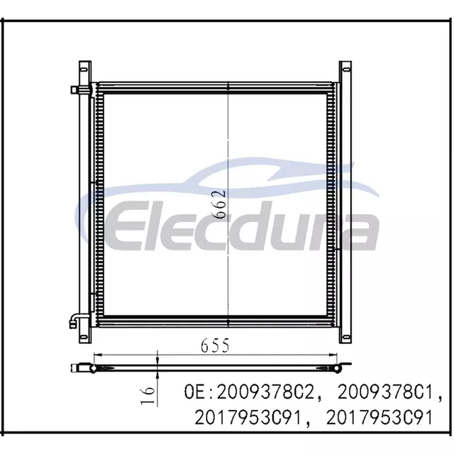 2009378C2 International 9300 Series 1993-1999 A/C Condenser