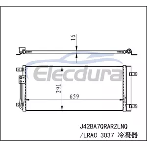 J428105010BA Chery Tiggo 4 2017+ A/C Condenser Assembly