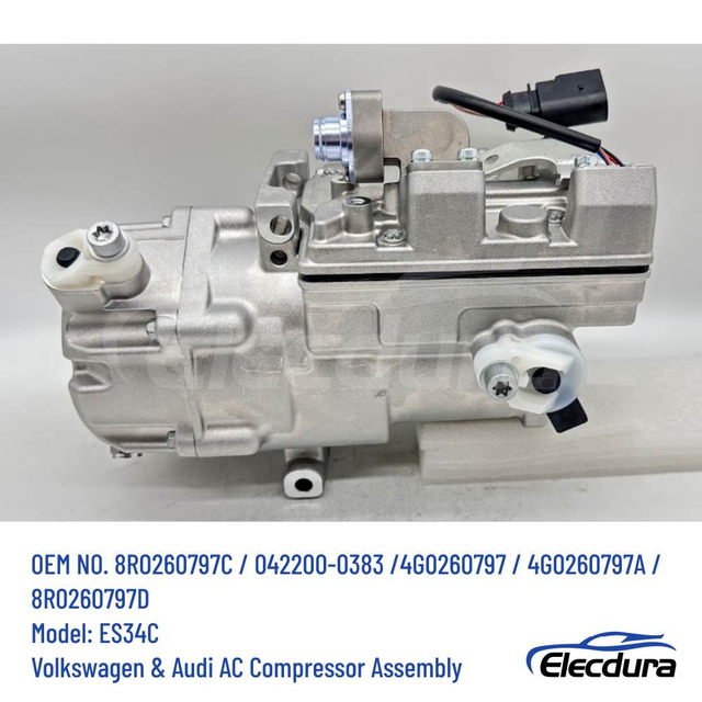 ES34C electric AC compressor for Audi Q5 A6 A8 S6 Hybrid OE 8R0260797C 4G0260797A Denso 042200-0383