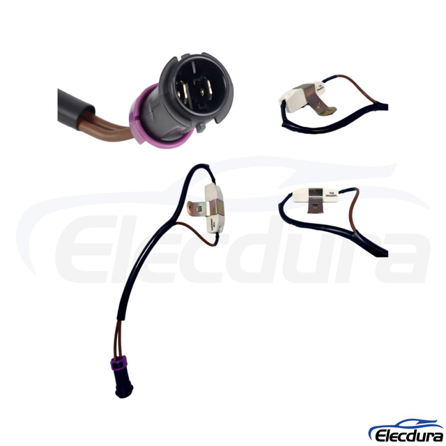 OE-standard 377971505F 4-pin blower motor resistor for VW Gol, Saveiro, and Parati HVAC systems.