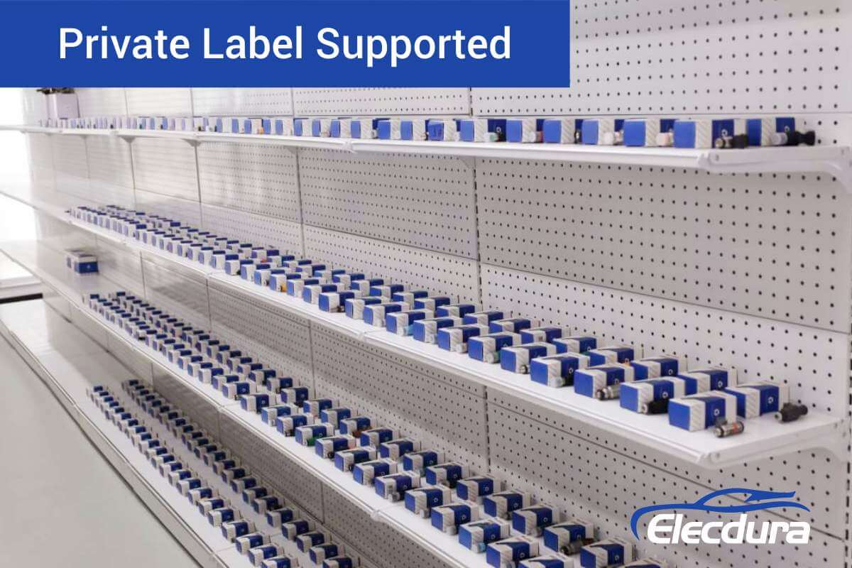 automotive electrical parts showroom private label auto parts supplier display