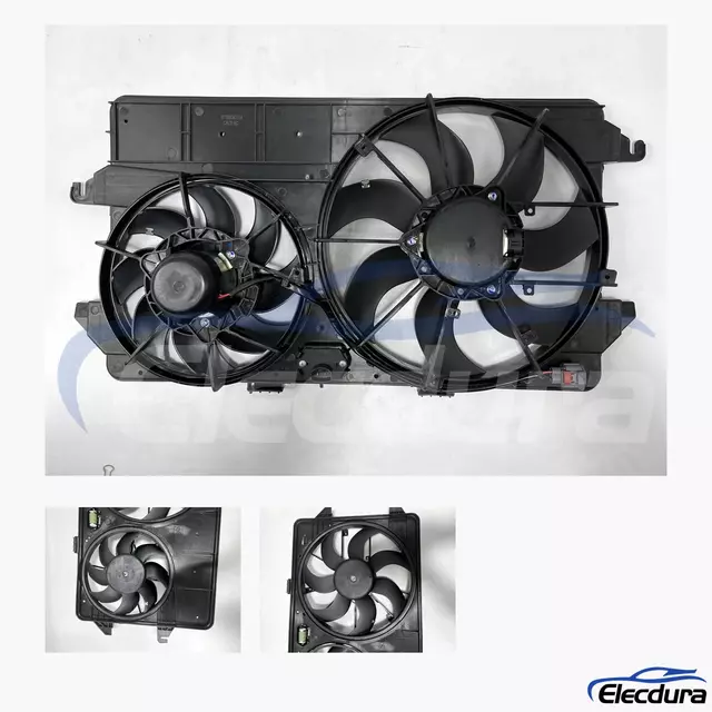 7T168C607NB Ford Dual Radiator Cooling Fan Assembly aftermarket wholesale replacement