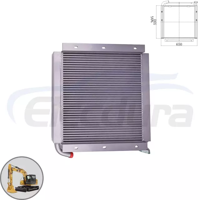 Pendingin oli hidraulik Caterpillar E307B tampilan inti 139-8868 untuk pemasok grosir dan distributor pesanan massal.