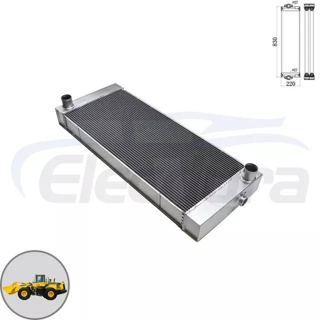 Pendingin oli hidrolik rakitan lengkap 423-03-44030 cocok untuk Komatsu WA470-6. Desain aluminium tugas berat tersedia untuk grosir volume besar
