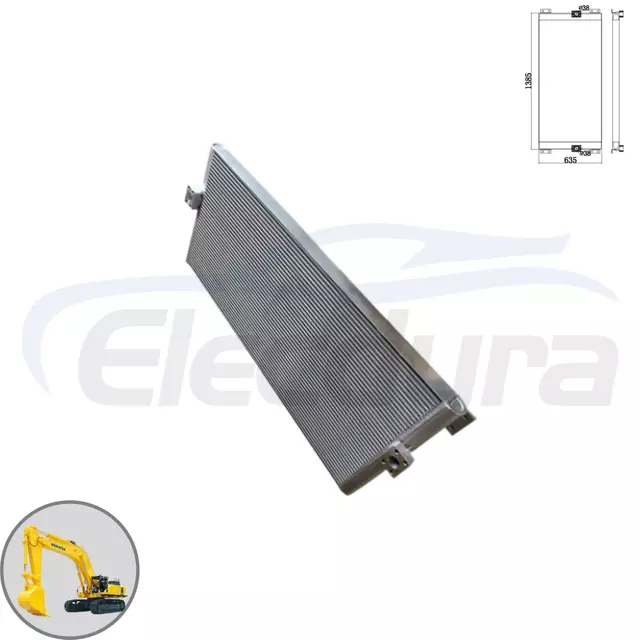 Pendingin oli hidrolik Komatsu PC800-8 PC850-8 209-03-41110 tampilan inti untuk pemasok grosir dan distributor pesanan massal.