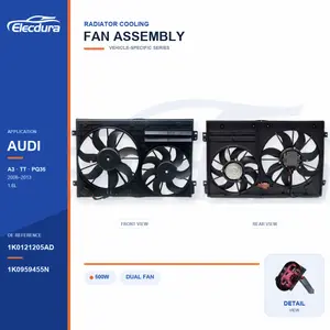 Radiator Cooling Fan Assembly for Audi A3 / TT 500W 1K0121205AD Bulk Supply