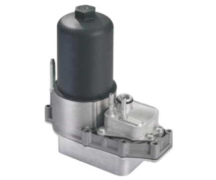 Filter-mounted oil cooler module