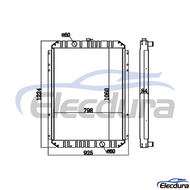 207-03-71110 KOMATSU PC300-7 Radiator