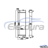 326-3867 CAT E315D Radiator