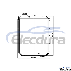 208-03-61610 KOMATSU PC400-6 Radiator