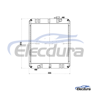 14638558 Volvo EC55B Water Tank Radiator