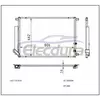 15932849 conjunto do condensador do A/C de Cadillac CTS 2008-2014