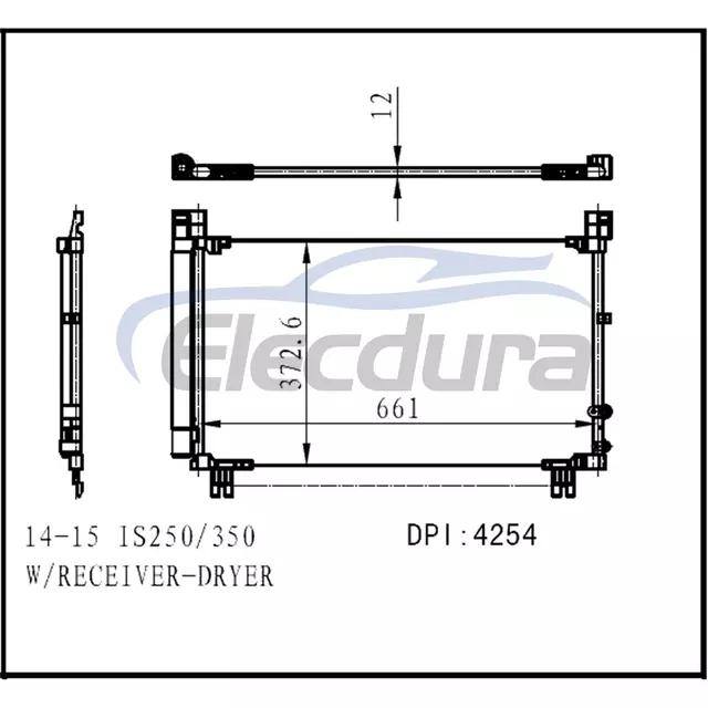 8846053080 Lexus Is250 2014-2015 kl&iacute;makondenz&aacute;tor