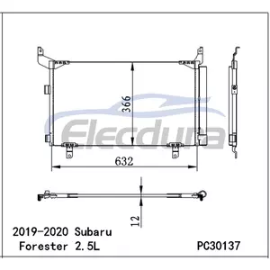 73210SJ000 Subaru Forester 2019-2024 A/C Condenser