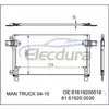 81619200018 Condensador de A/C MAN TGX 2006-2021