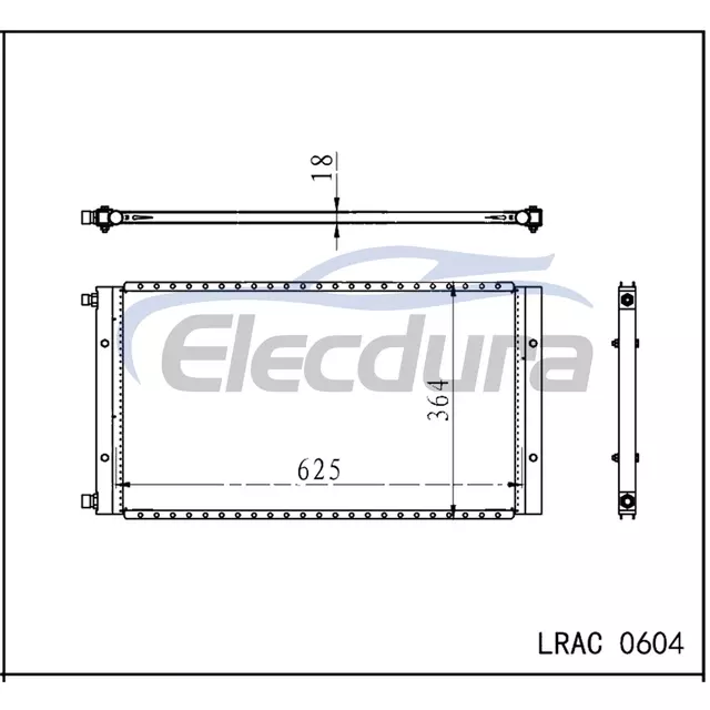 0203063010 Kirovets K-744P 2013-present A/C Condenser