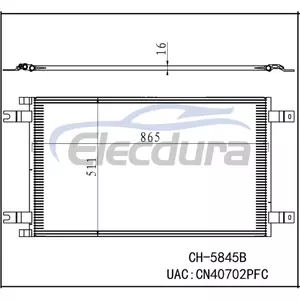 2433657 Kenworth C500 2008-2010 A/C Condenser