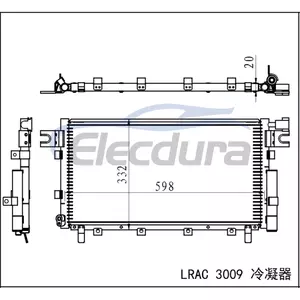 8105100K80 Great Wall Hover H5 2011+ A/C Condenser Assembly
