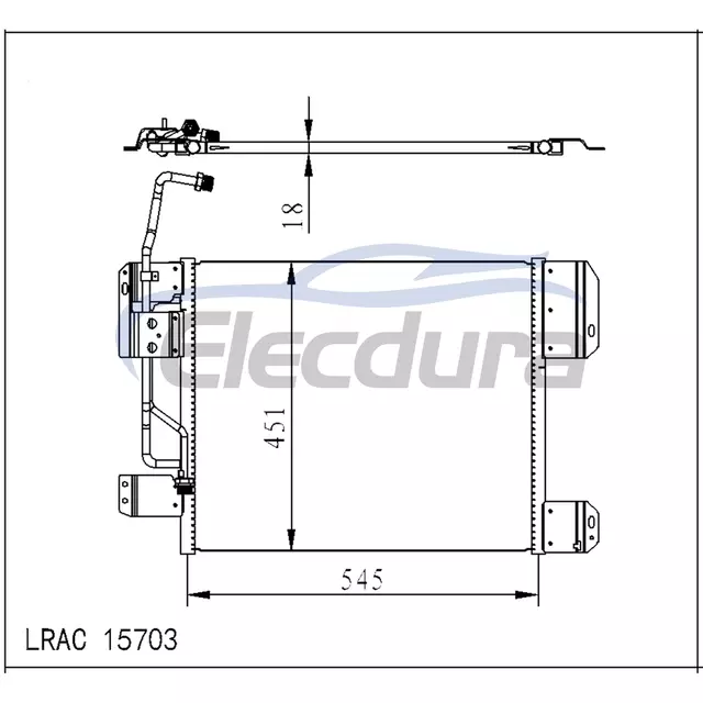 A9405000254 Mercedes-Benz Axor 2001+ A/C Condenser