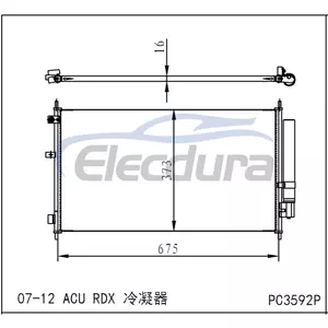 80110STKA01 Honda Acu Rdx 2007-2012 A/C Condenser