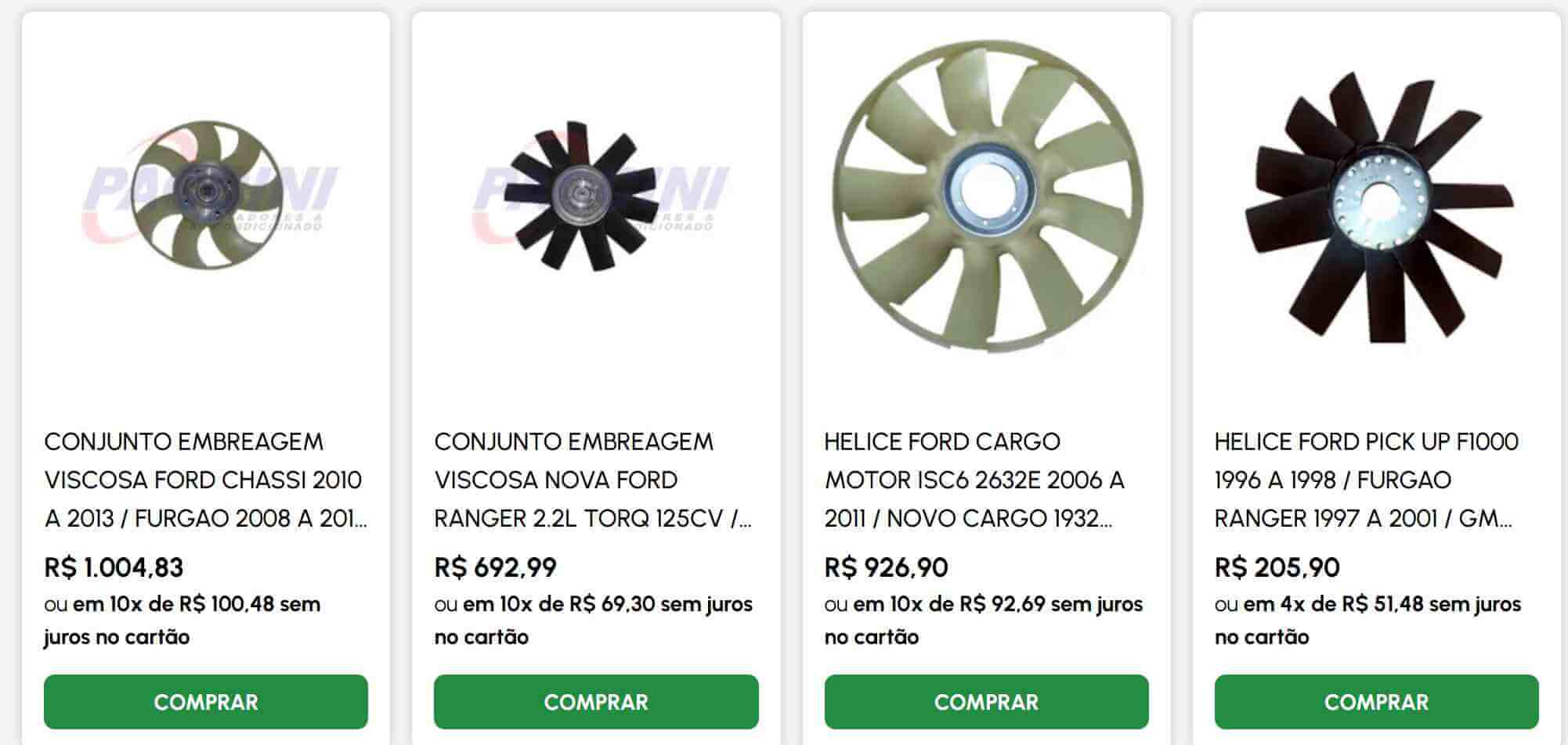 Paccini viscous fan clutch aftermarket