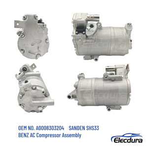 A0008303204 electric AC compressor 350V SHS33 for Mercedes-Benz EQC N293. Elecdura Wholeasale supply.