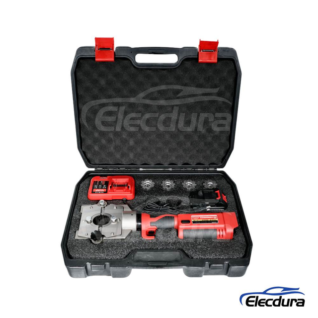 Handheld A/C Hose Crimping Tool Kit (Battery Powered) , For Automotive & Truck A/C Hose Assembly