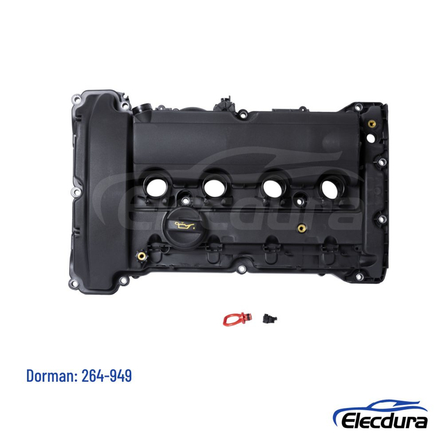 aftermarket valve cover replacement referenced to Dorman 264-949 and OE 11127646555 fits MINI R55 R56 R57 R58 R59 2005-2012