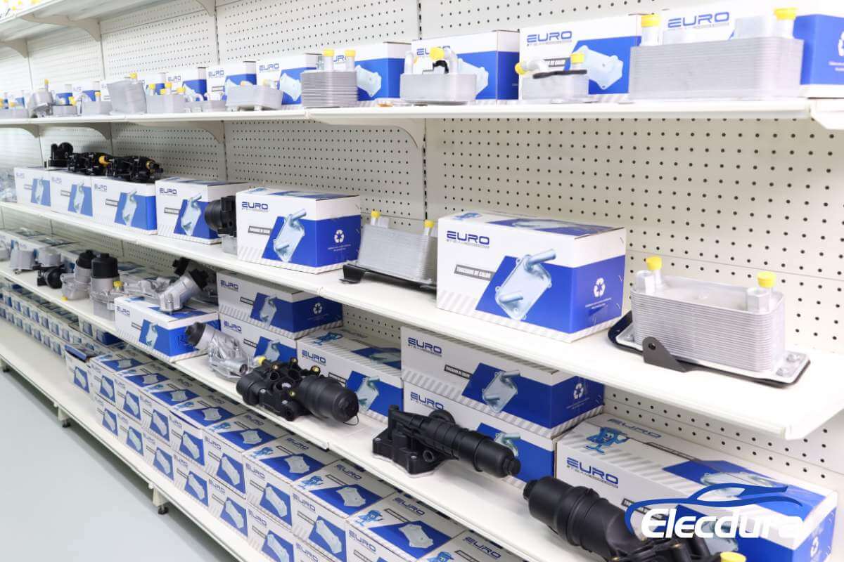 wholesale auto parts multi product display showroom