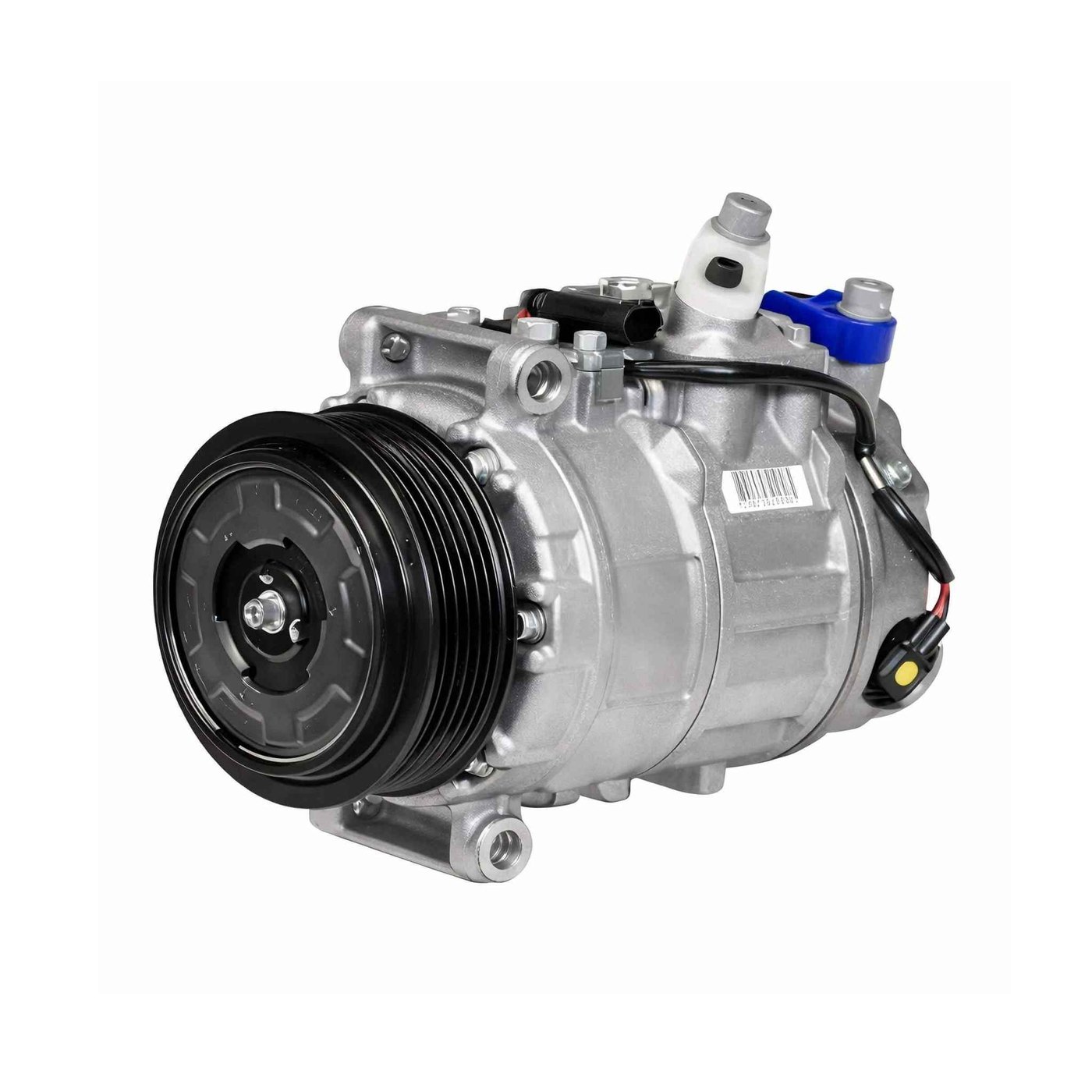 Automotive AC compressor for trucks, buses and commercial vehicles