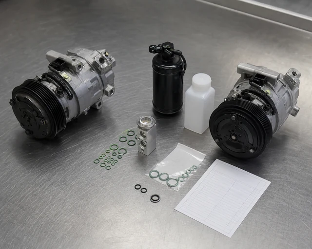 A/C compressor kit versus bare compressor comparison for Canadian trade buyers