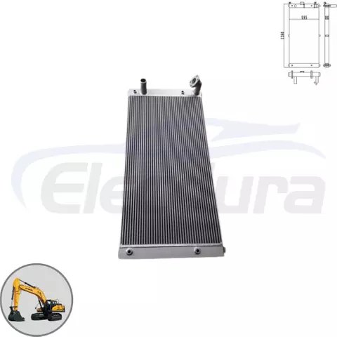 Hyundai R320LC-7 hydraulic oil cooler 11N9-43510 wholesale supplier
