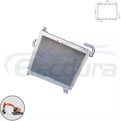 4242633 Hitachi EX120-1 hydraulic oil cooler wholesale aftermarket replacement for excavator parts distributors