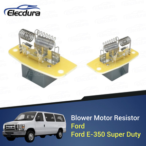IATF 16949 certified BR223 blower motor resistor for Ford E-350 Super Duty with reinforced high conductivity terminals.