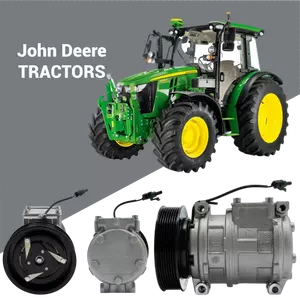 AH169875 John Deere A/C compressor aftermarket replacement for wholesale equipment parts supply