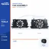 Conjunto da ventoinha de arrefecimento do radiador para Tesla Modelo 3 300W 107708400E Fornecimento em massa