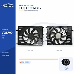 Sestava ventil&aacute;toru chladiče pro Volvo V90 / XC60 31493262 hromadn&eacute; dod&aacute;vky